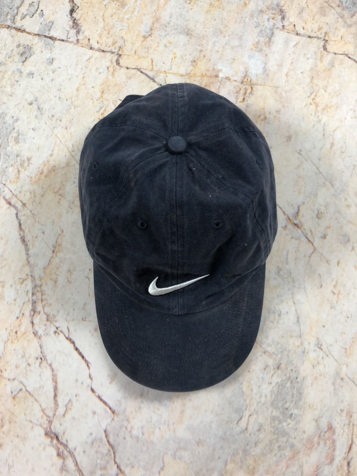 Nike × Vintage Nike vintage blue logo cap Size ONE SIZE - 2 Thumbnail