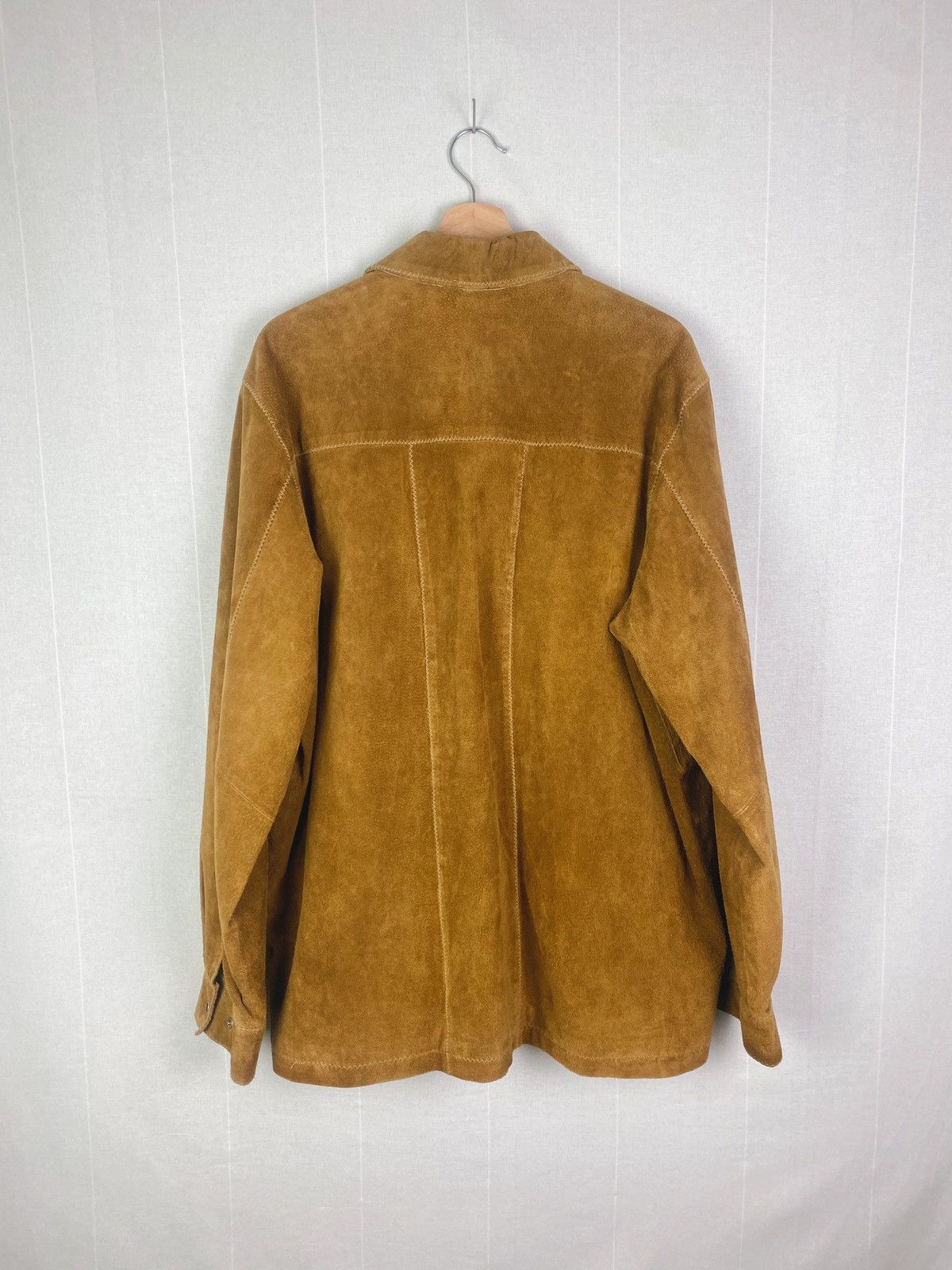 BKE BKE 67 Suede Leather Jacket Size US L / EU 52-54 / 3 - 3 Thumbnail