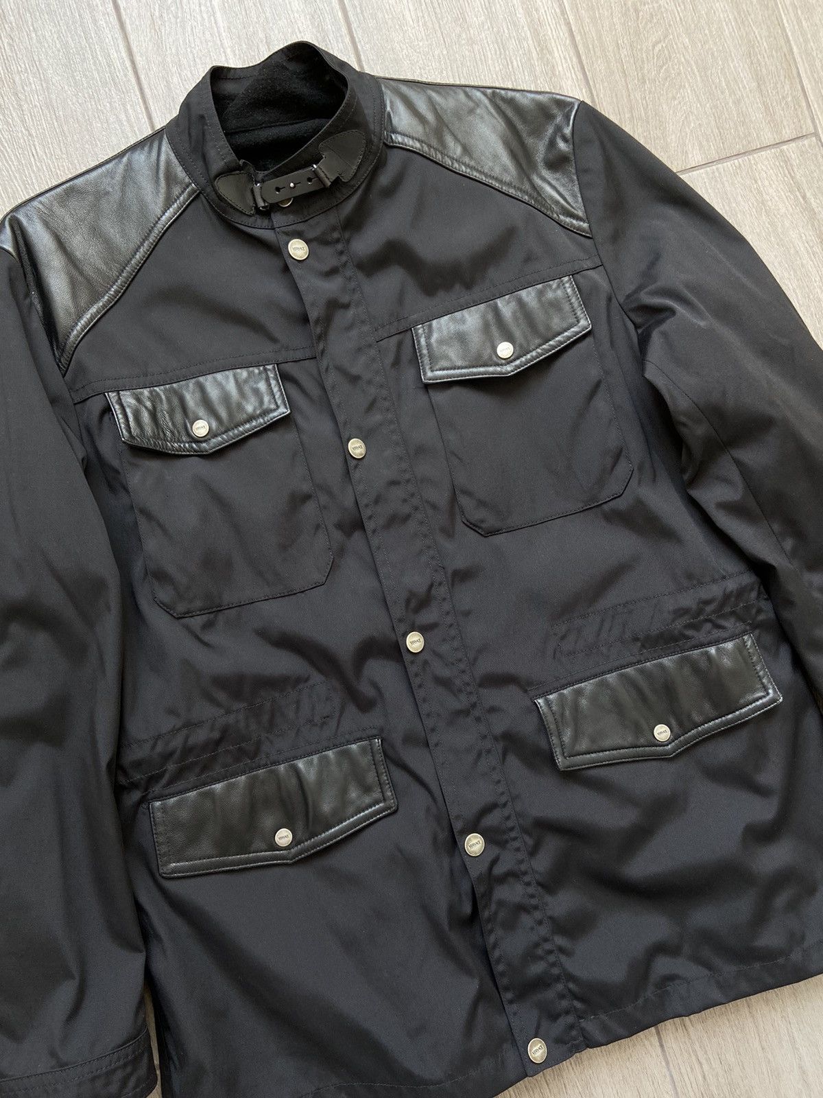 Versace Leather Jacket Versace Collection Size US L / EU 52-54 / 3 - 2 Thumbnail