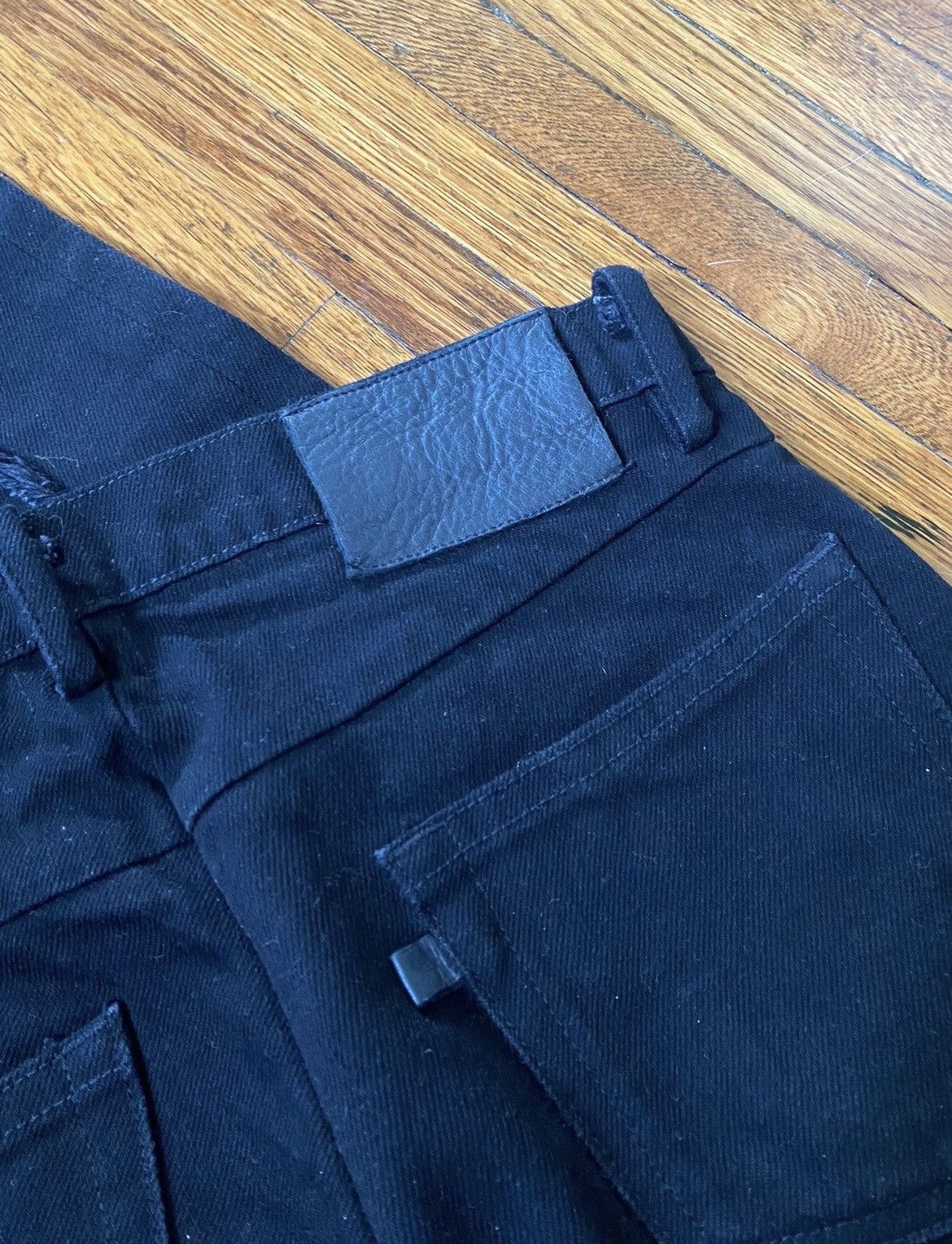 Unsound Rags UNSOUND JAPANESE BLACK RAW DENIM JEANS Size US 30 / EU 46 - 6 Thumbnail