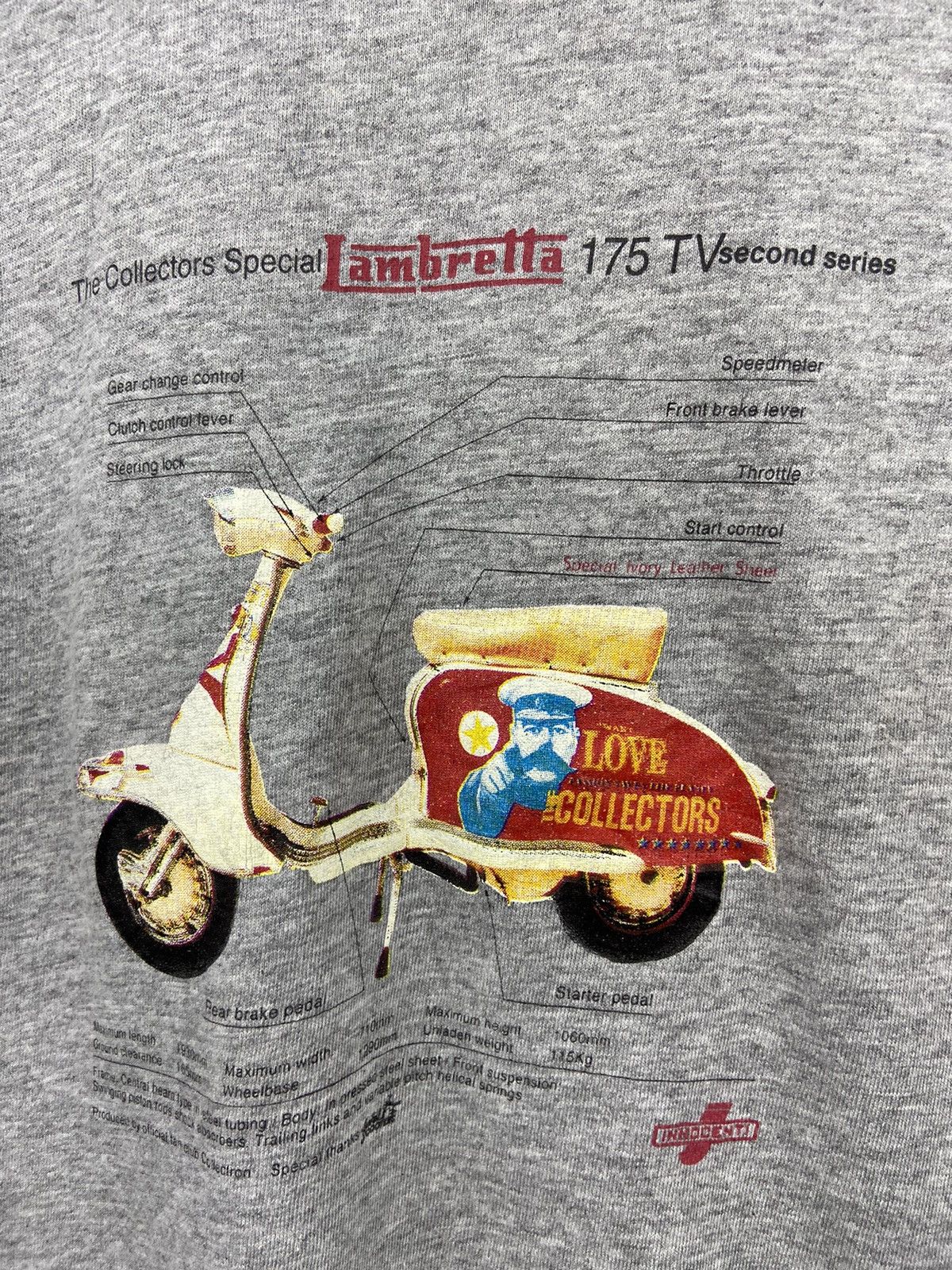 Vintage Vintage 90s Lambretta TV Collection Rare Tee Size US S / EU 44-46 / 1 - 4 Thumbnail