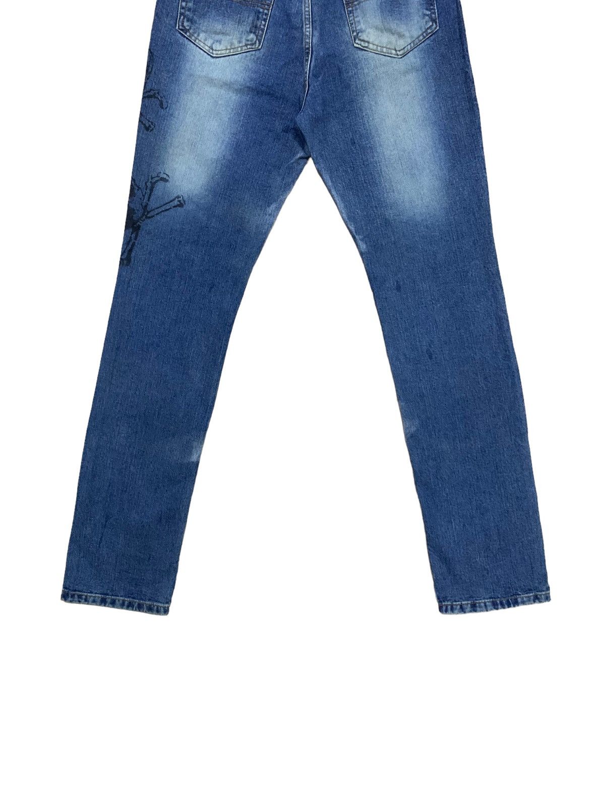 If Six Was Nine × Le Grande Bleu (L.G.B.) × Who Decides War Katharine Hamnett Clean Up Or Die Punk Jeans Size US 31 - 11 Thumbnail
