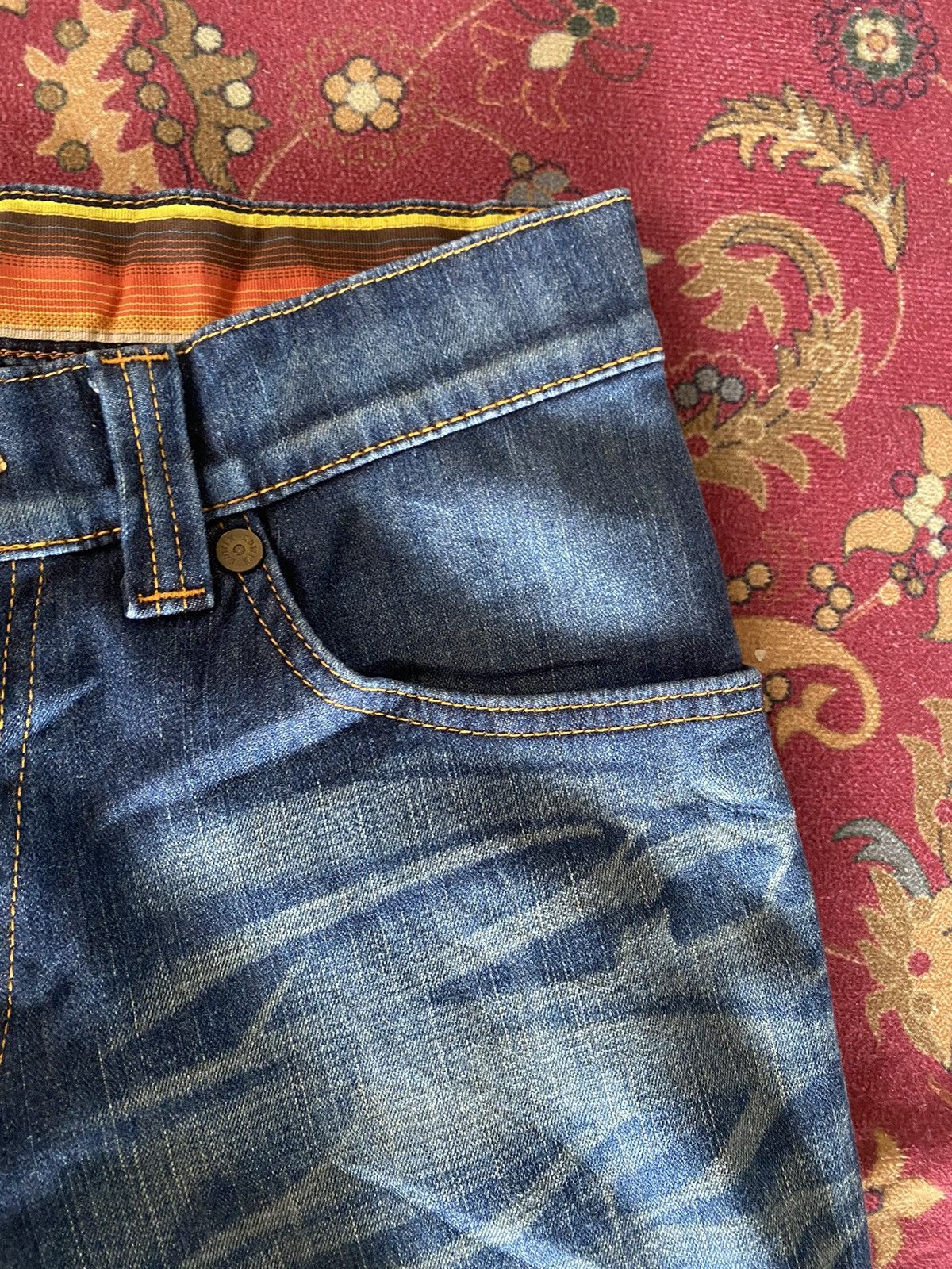 Edwin Vintage Edwin 503 Blue Trip Size US 32 / EU 48 - 3 Thumbnail