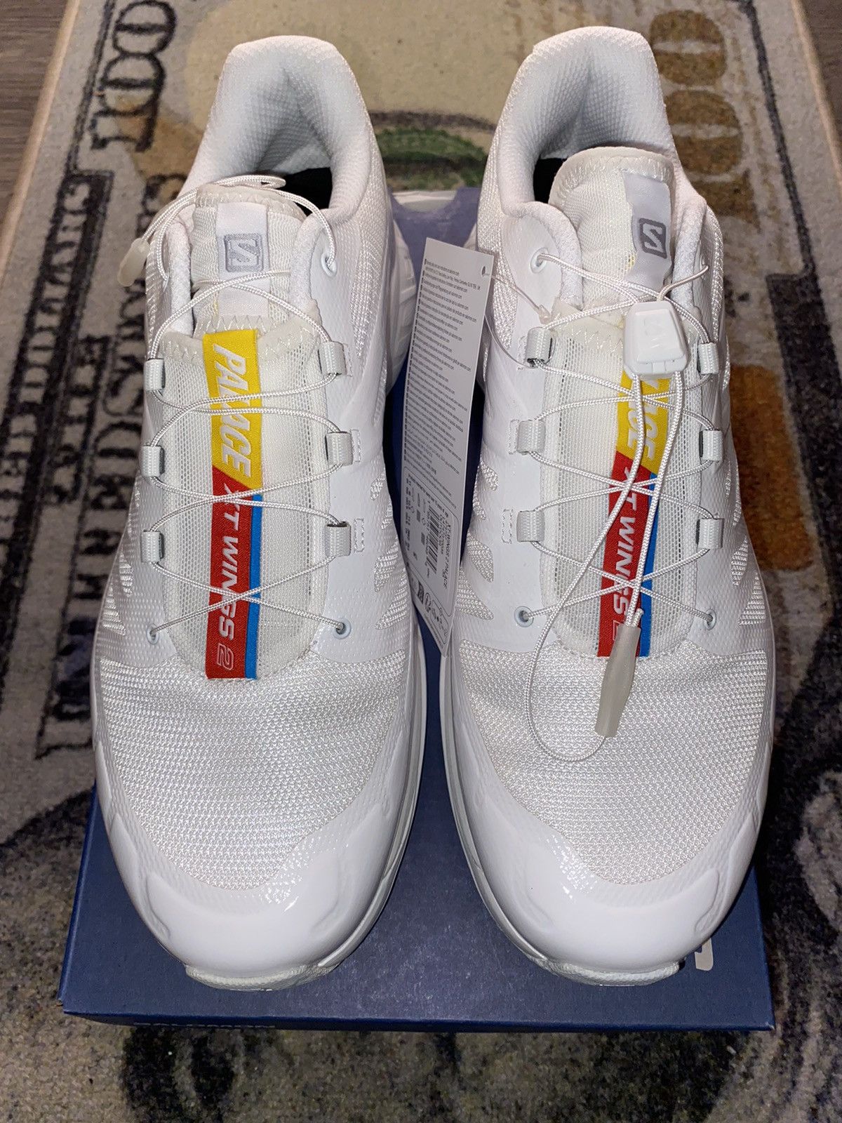 Palace × Salomon Salomon XT-Wings 2 Palace White Size US 11.5 / EU 44-45 - 3 Thumbnail