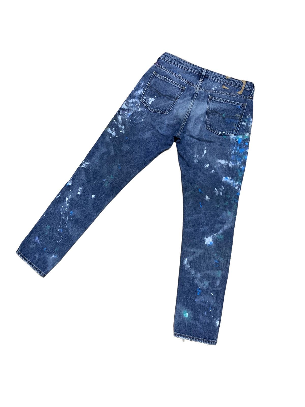 Polo Ralph Lauren Polo Ralph Lauren Astor Jillian Wash Paint Splatter Jeans Size US 32 / EU 48 - 12 Thumbnail