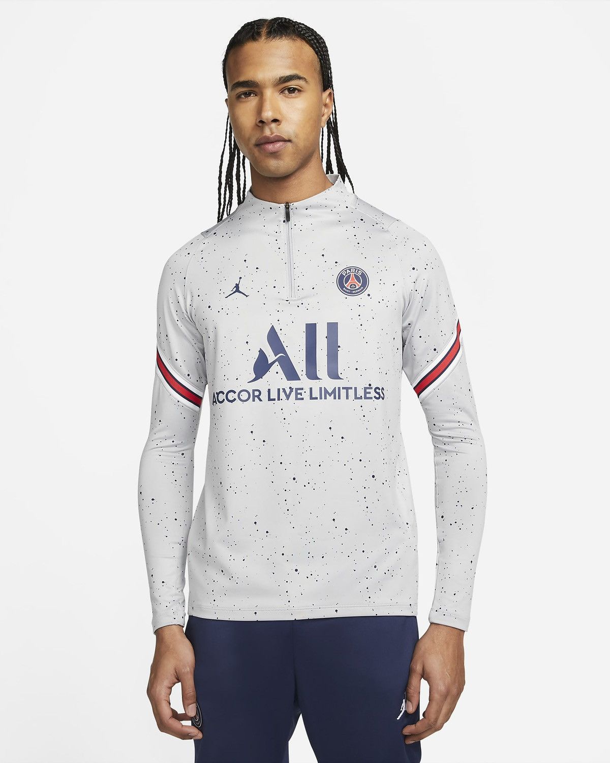 Nike Air Jordan PSG Paris Saint Germain long sleeve jersey