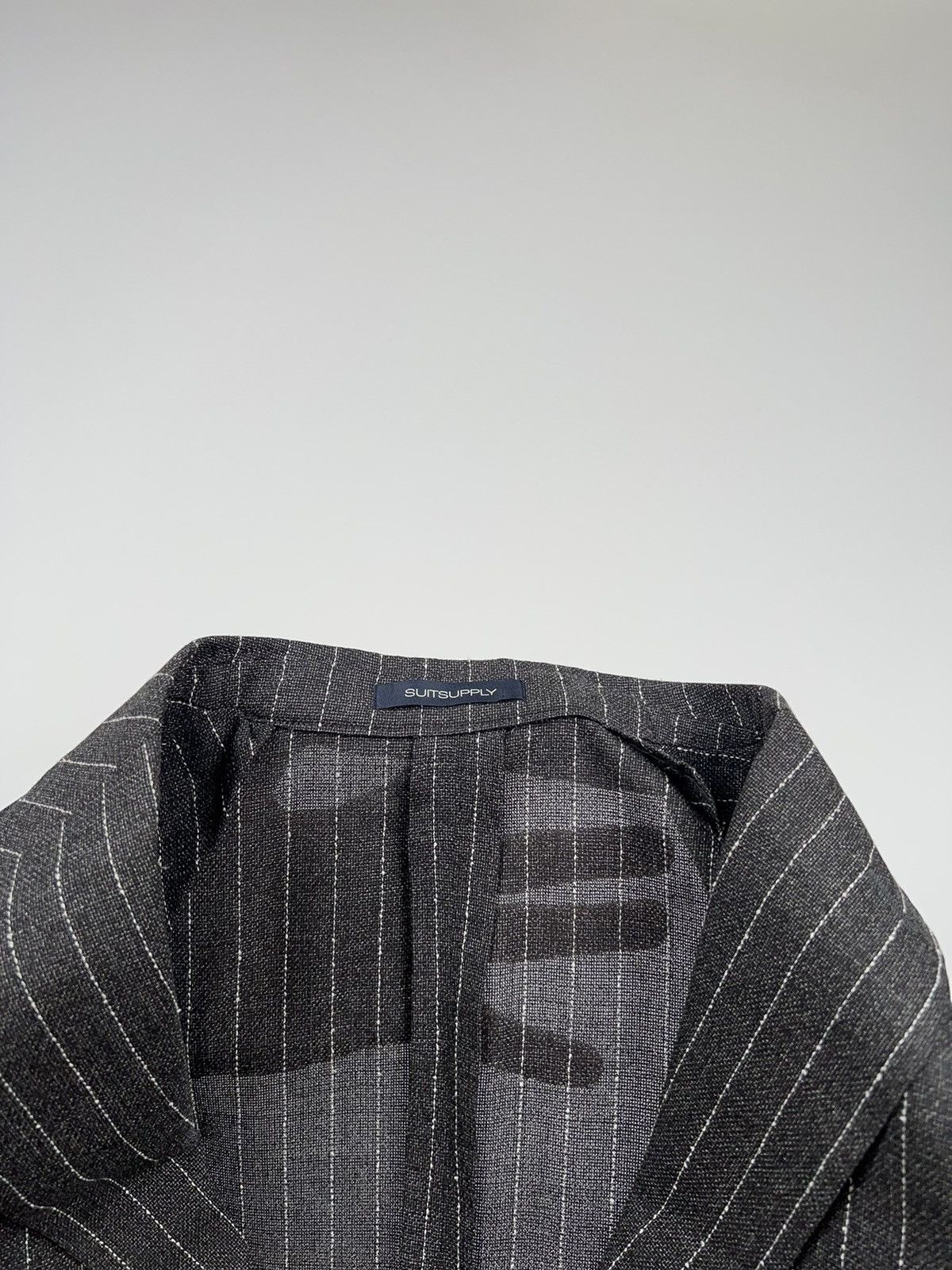 Suitsupply Suitsupply Striped Wool Havana Patch Traveler Blazer Jacket Size 40R - 20 Thumbnail