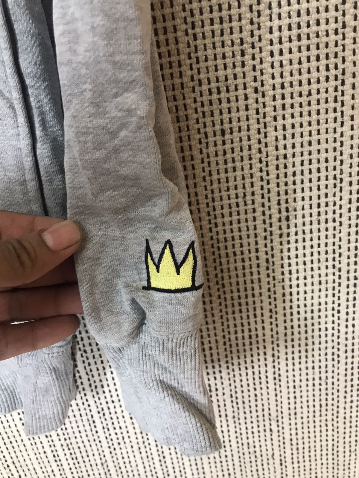 Japanese Brand × Jean-Michel Basquiat ‼️VINTAGE JMB AARON HOODIE BY UNIQLO DISTRESSED‼️ Size US L / EU 52-54 / 3 - 6 Thumbnail