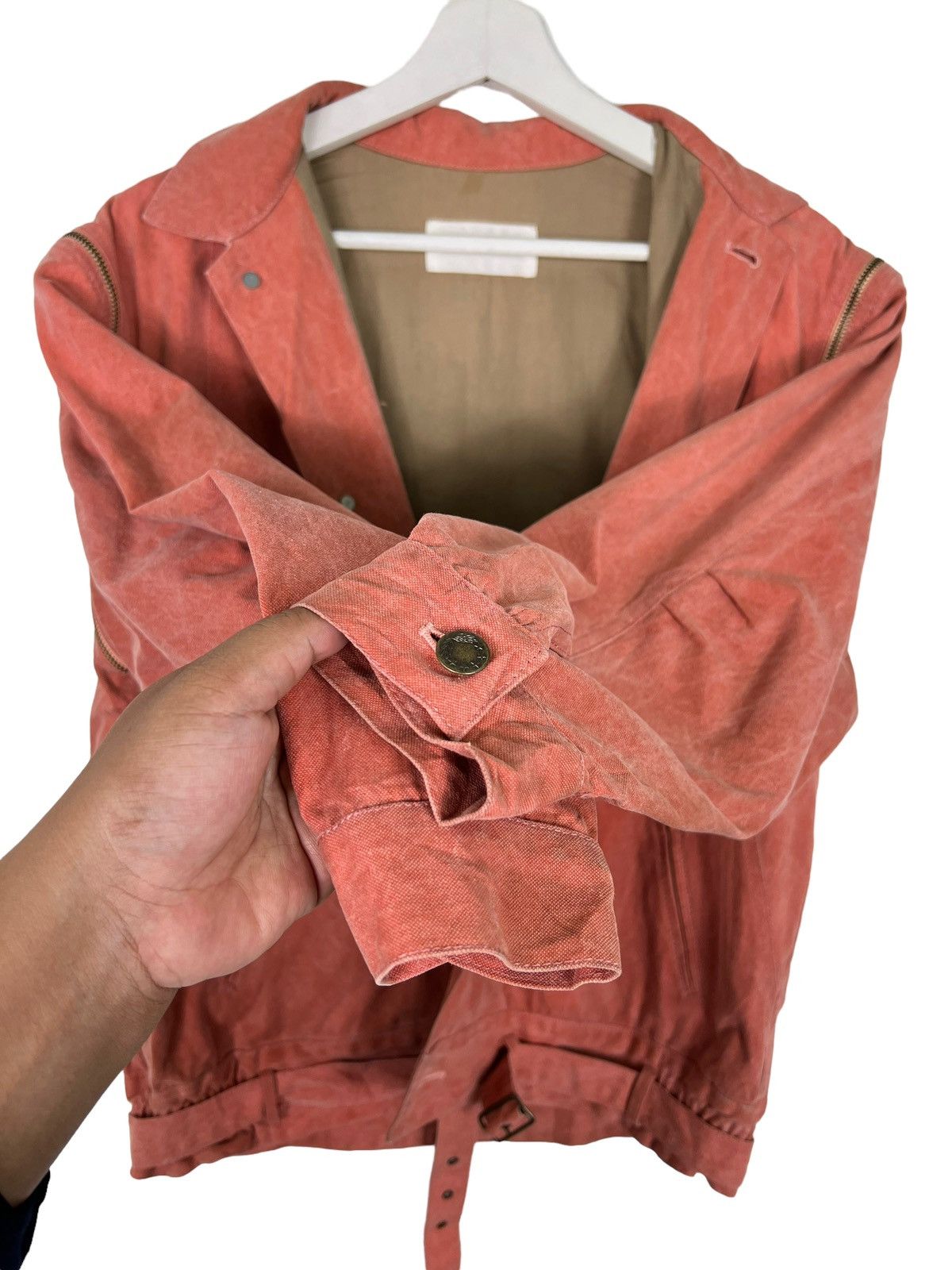 Issey Miyake 🔥 VINTAGE 80s ISSEY MIYAKE BELT JACKET Size US M / EU 48-50 / 2 - 9 Thumbnail