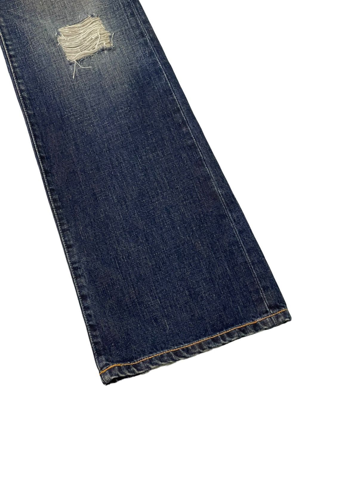Diesel Flare Jeans Diesel Italy Distress Boot Cut 6🟦0 Size US 28 / EU 44 - 4 Thumbnail