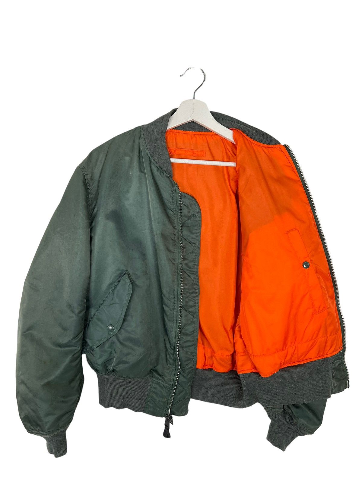 Alpha Industries 🔥 70s RIOT RIOT VINTAGE MA-1 ALPHA BOMBER JACKET MADE IN USA Size US L / EU 52-54 / 3 - 7 Thumbnail
