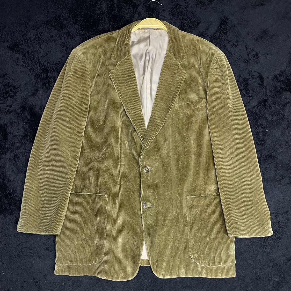 Burberry Vintage Burberrys velvet corduroy blazer Size US L / EU 52-54 / 3 - 1 Thumbnail