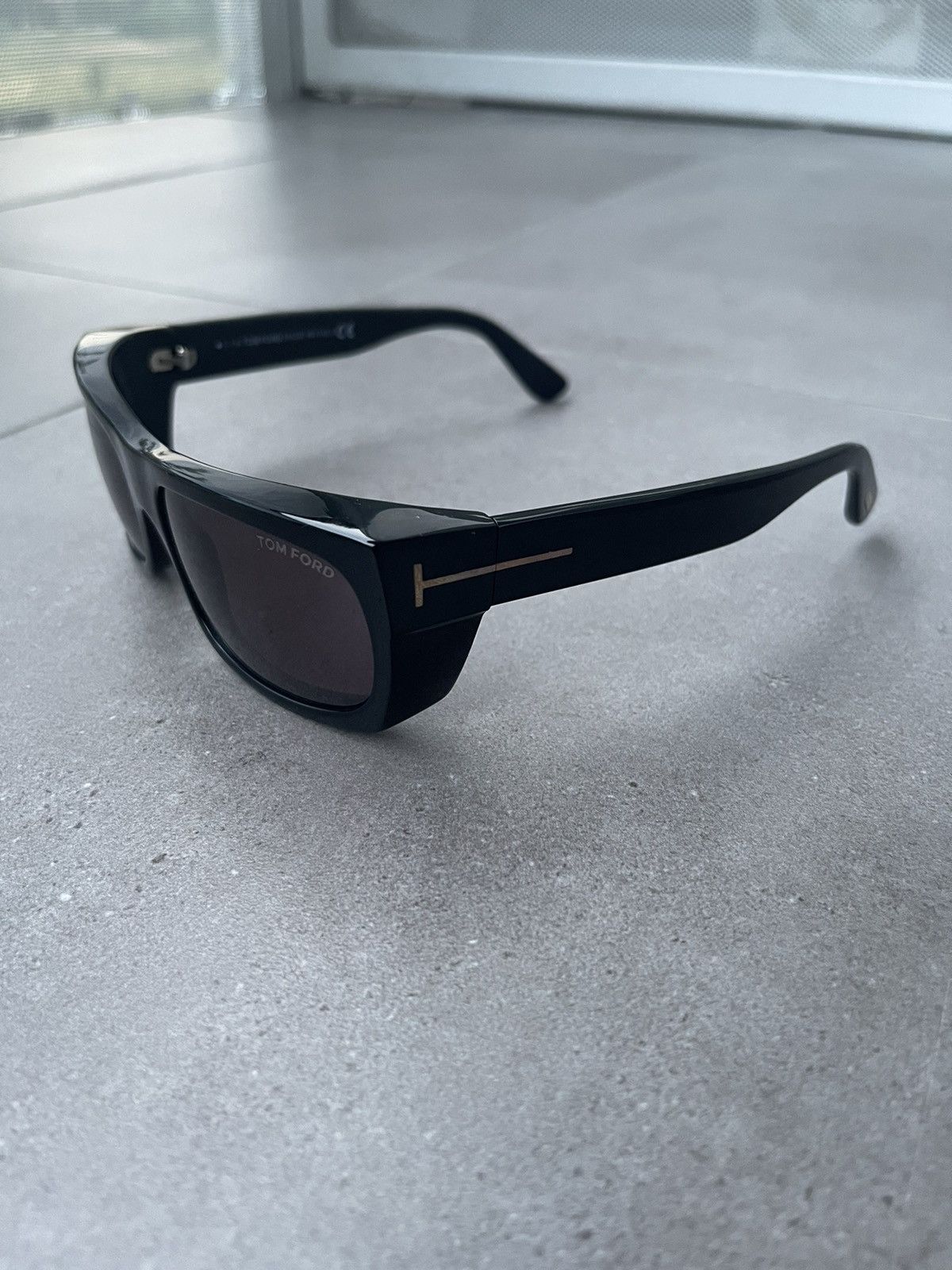 Tom Ford !DS! Tom Ford Toby TF440 01A 3D Square Black Sunglasses Size ONE SIZE - 5 Thumbnail