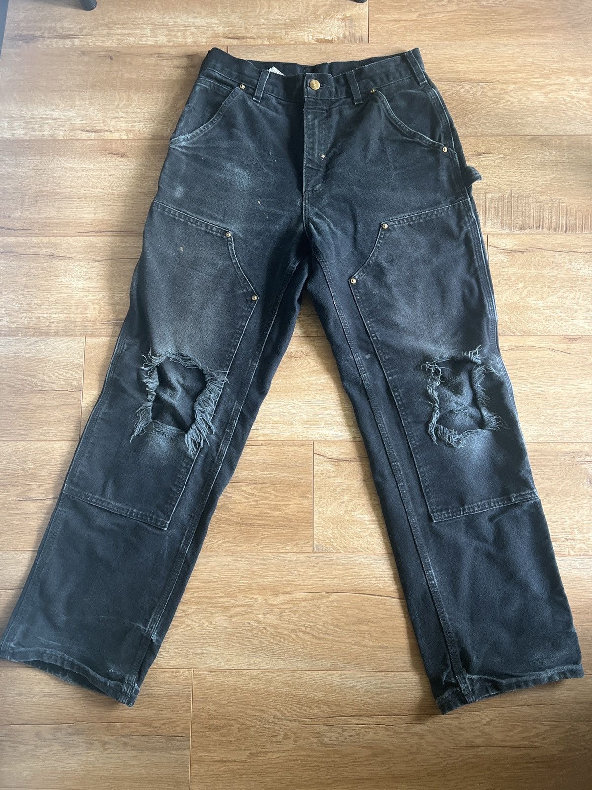 Vintage 90s Usa Made double knee Carhartt's | Grailed