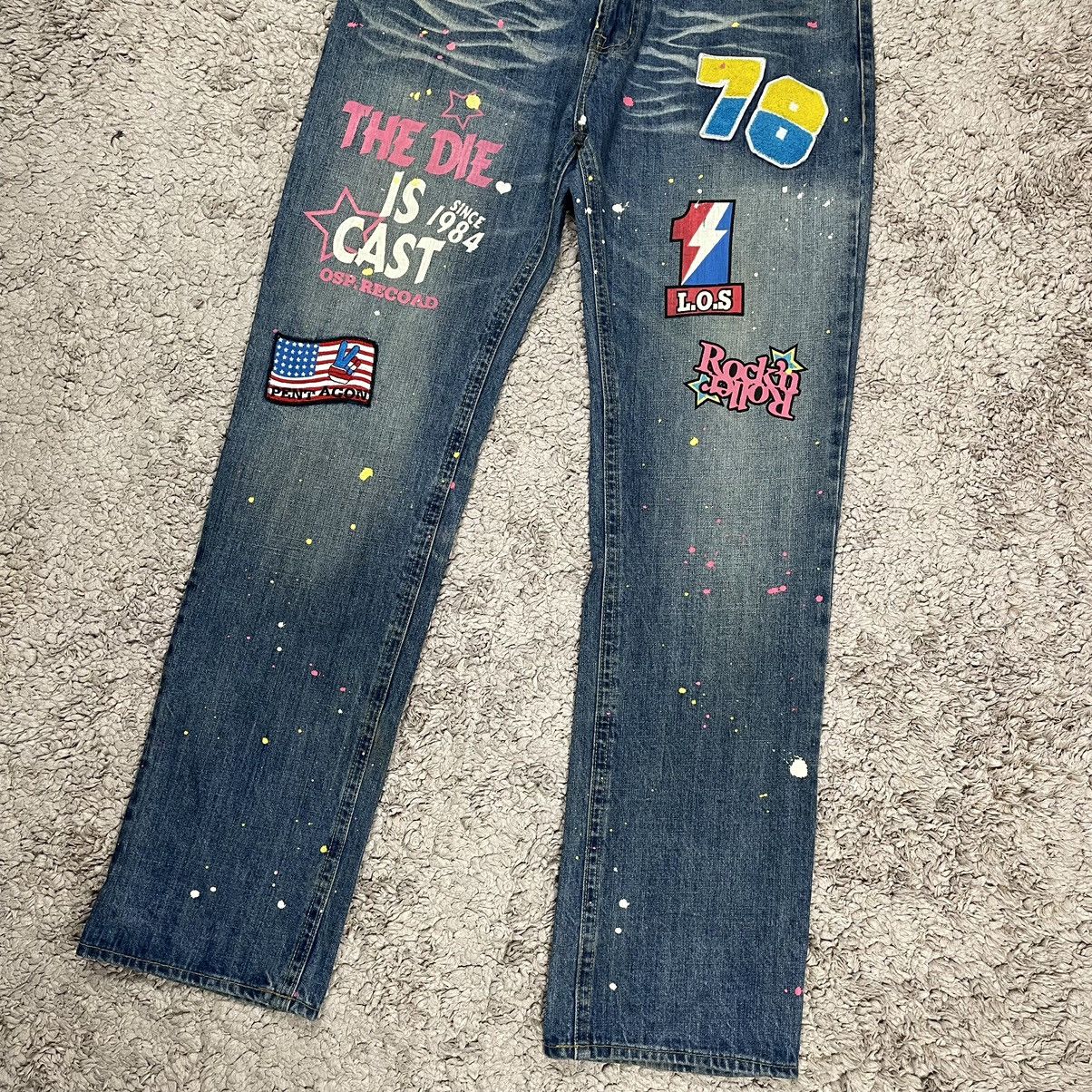 Vintage Vintage Japanese Brand Patched Art Jeans Size US 34 / EU 50 - 4 Thumbnail