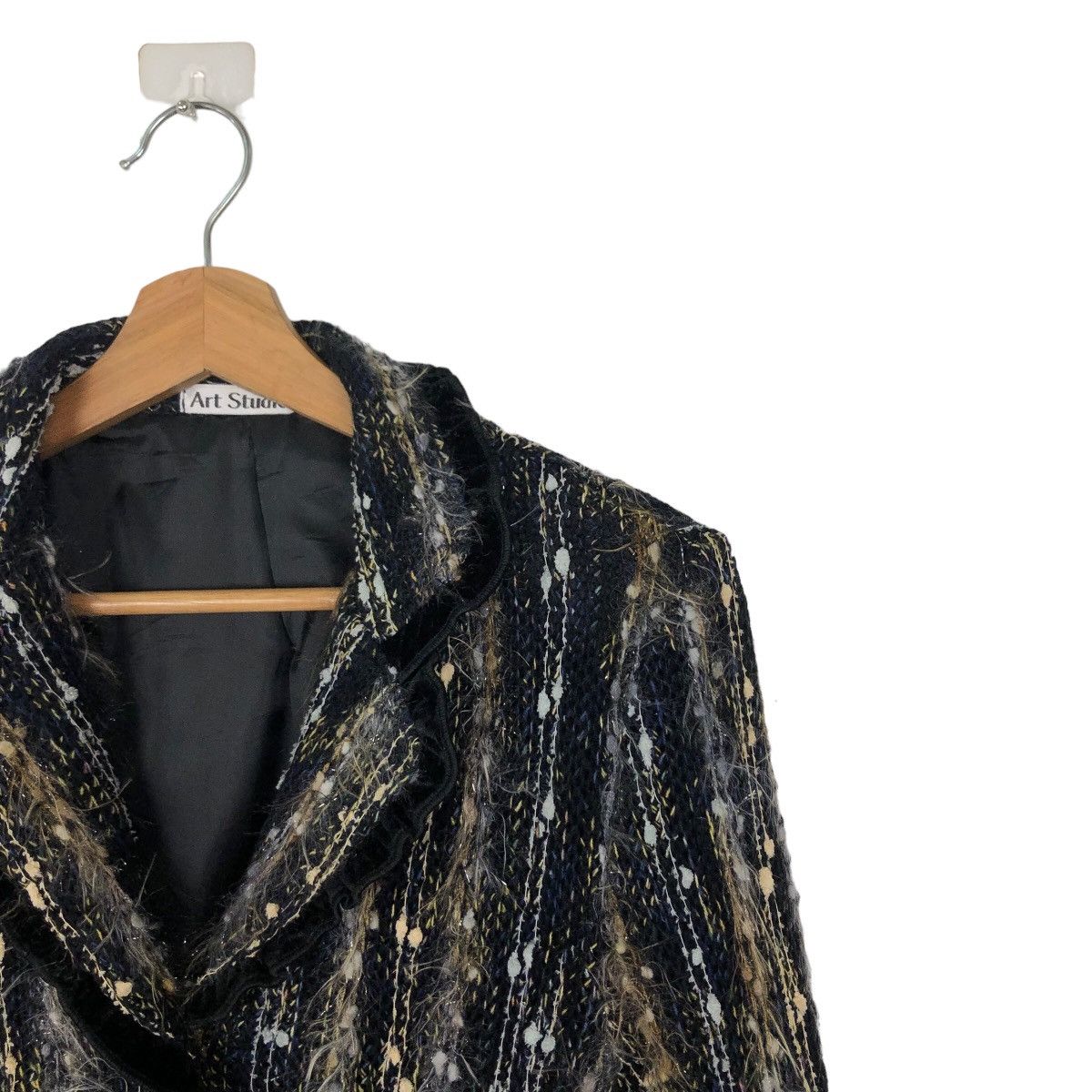 Japanese Brand VINTAGE ART STUDIO TWEED JACKET Size US M / EU 48-50 / 2 - 5 Thumbnail