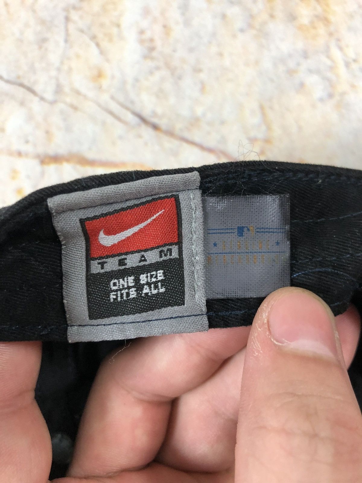 Nike × Vintage Nike vintage big logo braves team baseball hat cap Size ONE SIZE - 5 Thumbnail