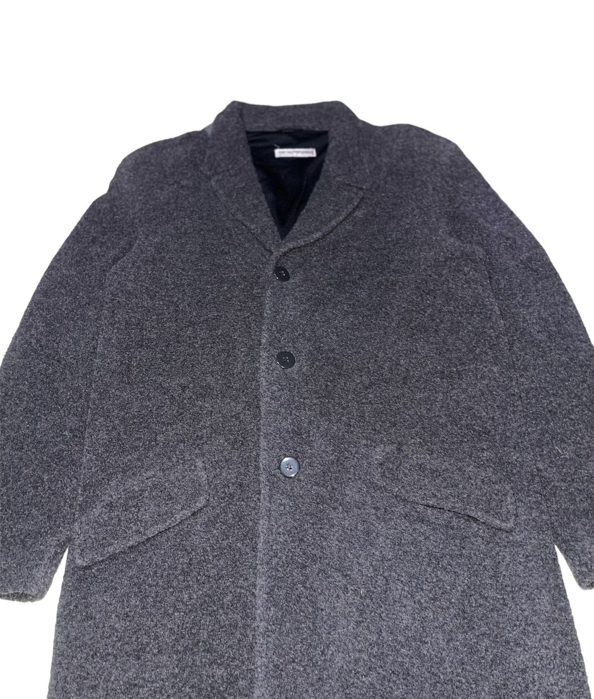 Armani Emporio Armani Wool Long Coat Jacket Size US M / EU 48-50 / 2 - 10 Thumbnail
