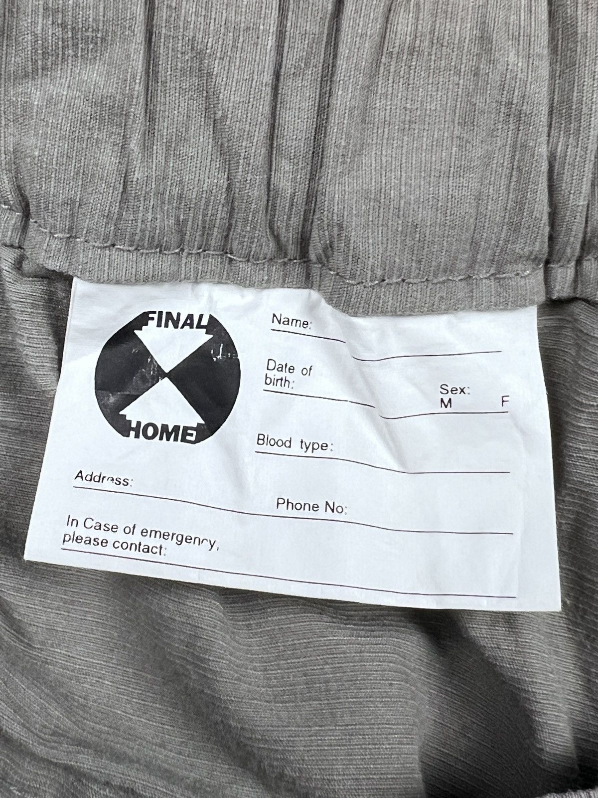 Final Home Final Home AW91 Survival Cropped Pants Size US 31 - 15 Thumbnail