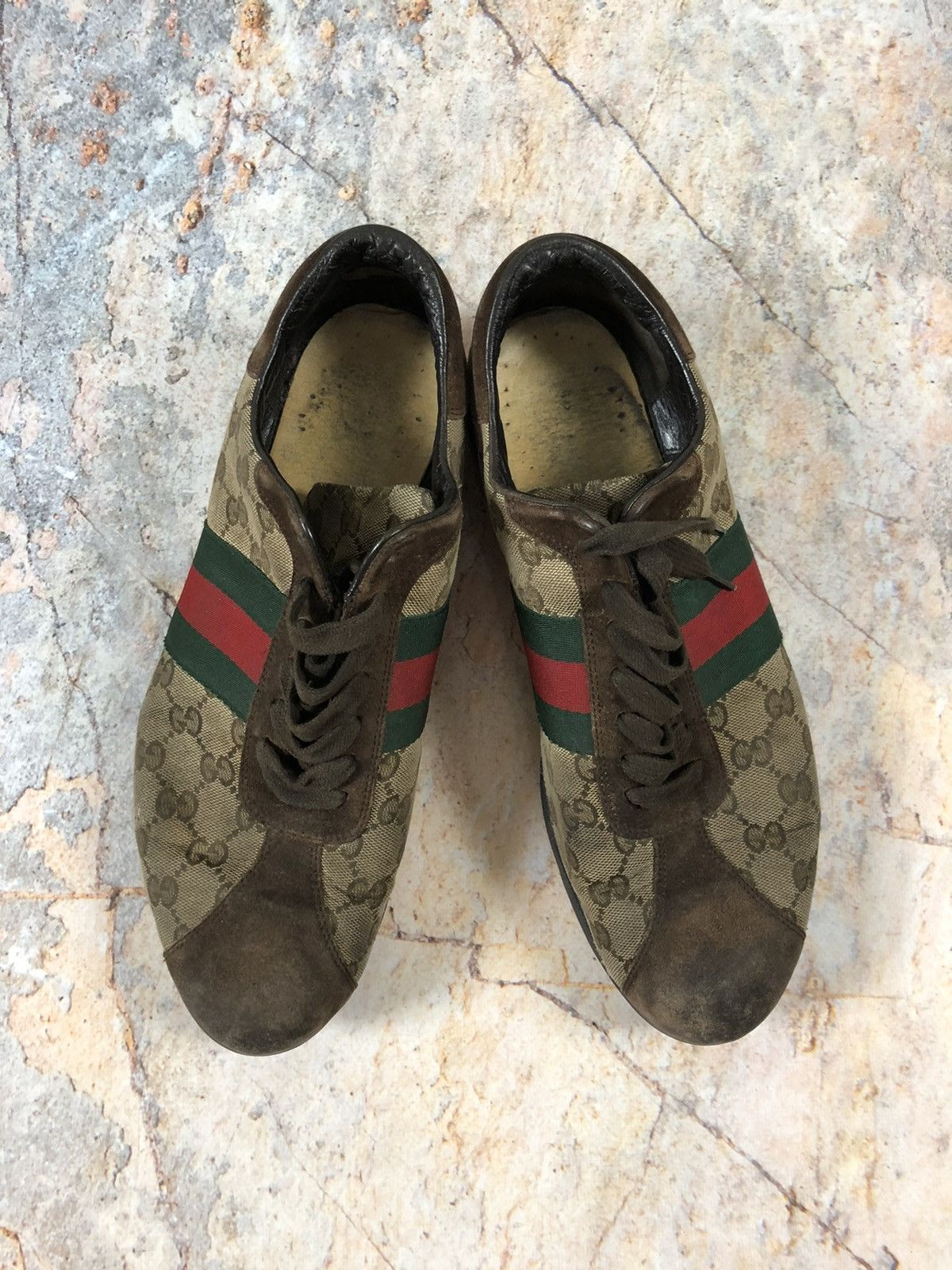 Gucci × Vintage Gucci vintage shoes sneaker Size US 9 / EU 42 - 4 Thumbnail