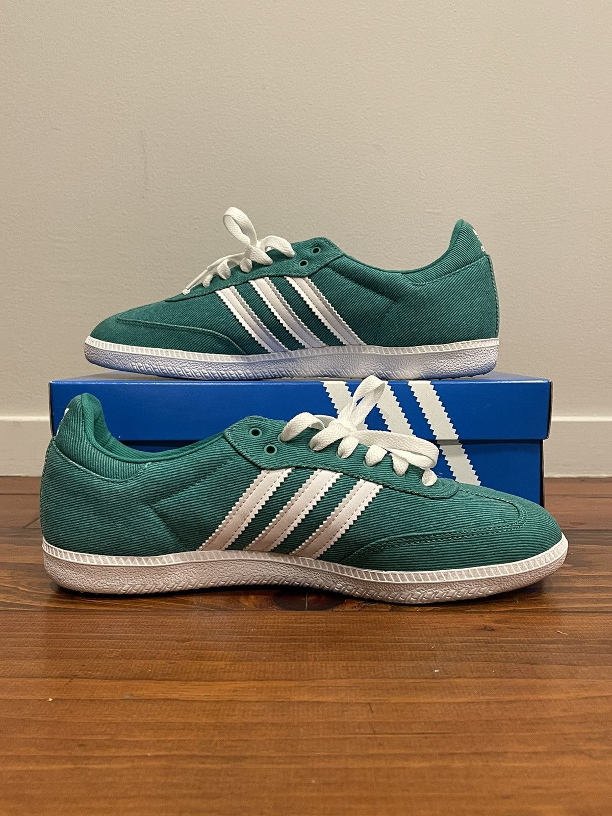 Adidas Adidas Samba Canvas Mint Green/White Size US 8.5 / EU 41-42 - 4 Thumbnail