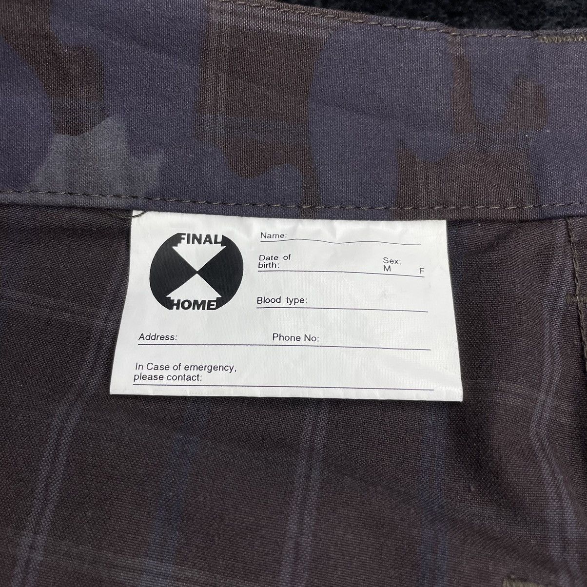 Final Home A4 FINAL HOME LOW CROTCH CROPPED RISE CARGO PANT Size US 30 / EU 46 - 18 Thumbnail