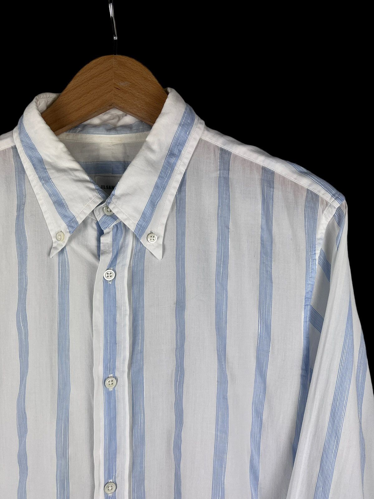 Jil Sander Jill Sander Stripes Button Up Shirt Size US S / EU 44-46 / 1 - 6 Thumbnail