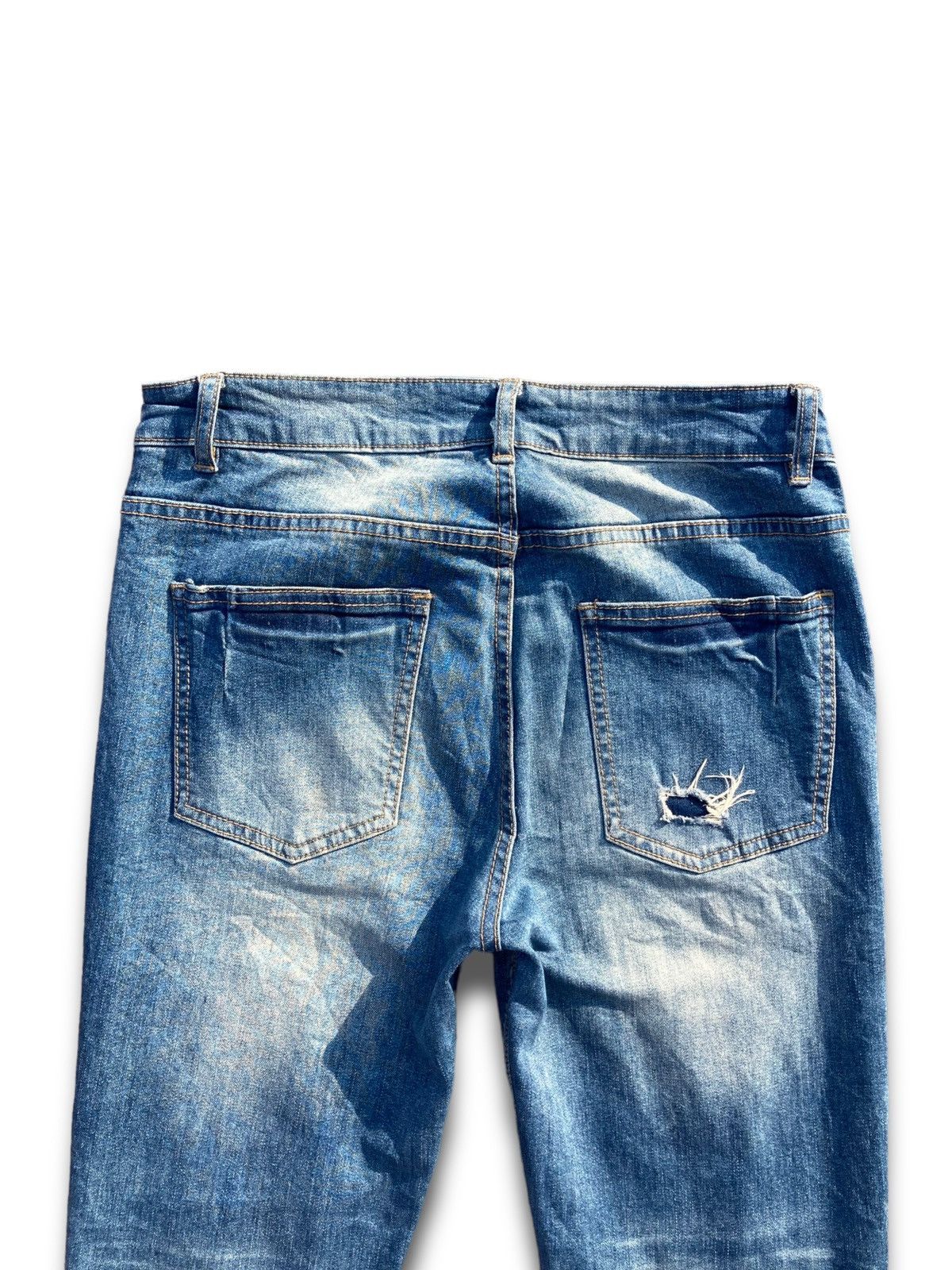 Japanese Brand Archival Like Kapital Distressed Japanese Jeans Size US 31 - 12 Thumbnail