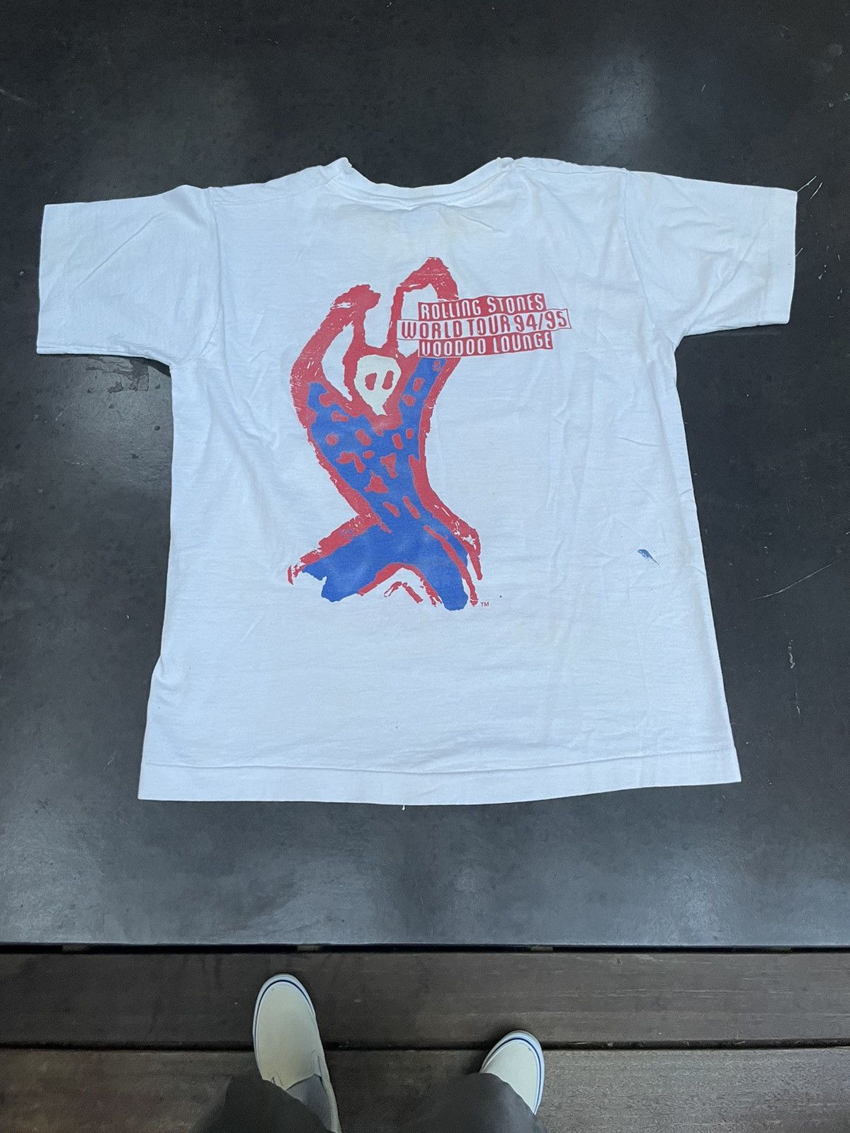 The Rolling Stones × Vintage Rare Voodoo Lounge Graphic T-shirt Size US S / EU 44-46 / 1 - 8 Thumbnail