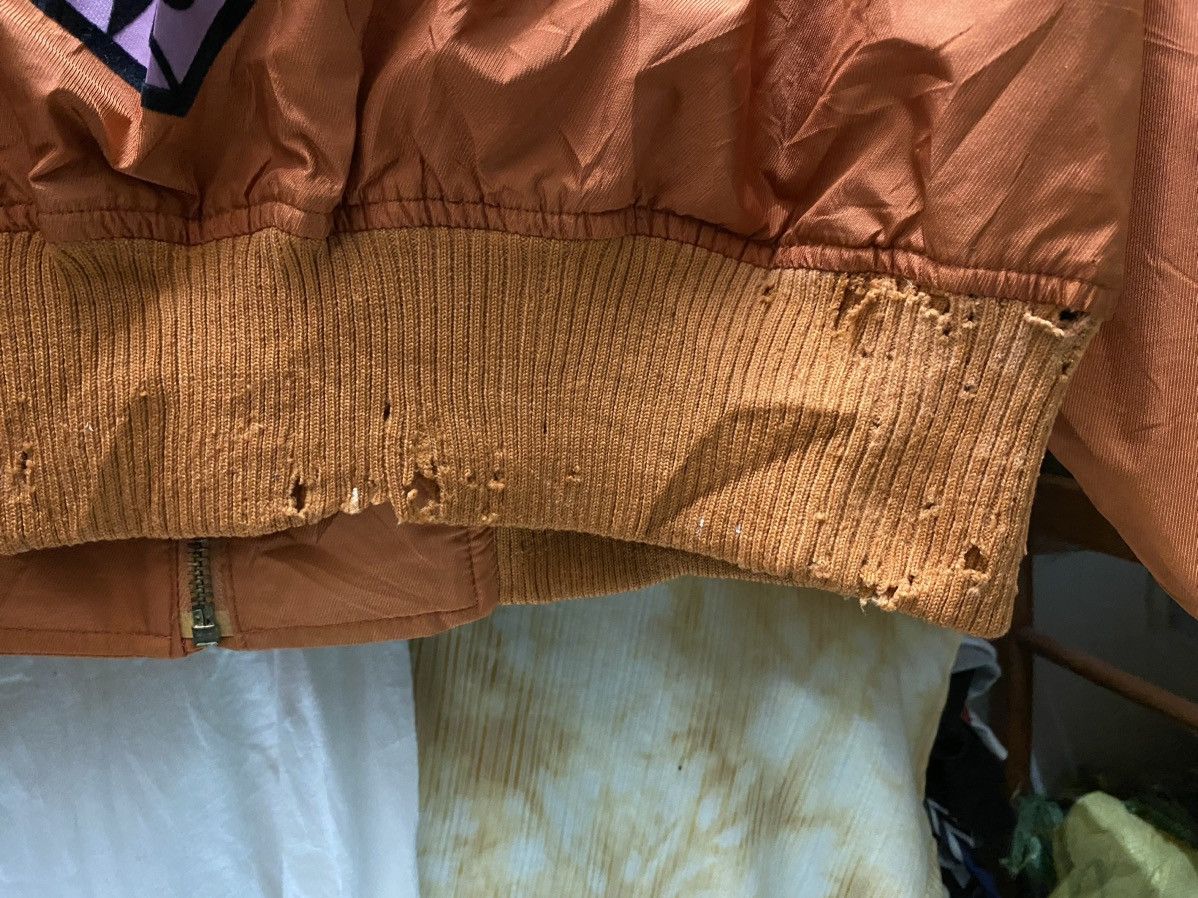 Vintage DISTRESSED DONNA UNO BOMBER JACKET Size US XL / EU 56 / 4 - 18 Thumbnail