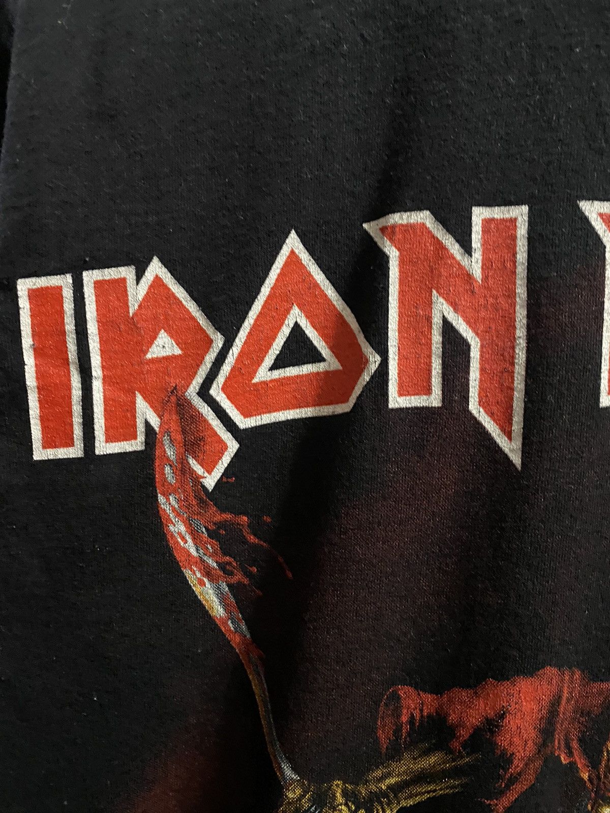 Band Tees T-Shirt Iron Maiden 2012 Tour England 2013 Rock Y2K Size US S / EU 44-46 / 1 - 3 Thumbnail