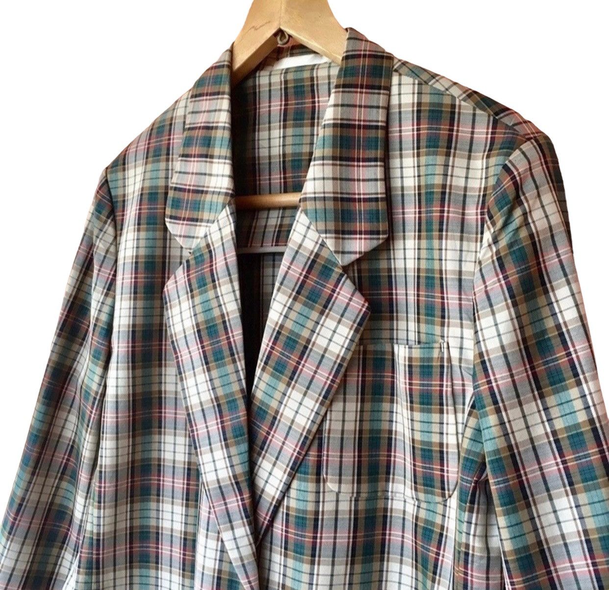 Burberry Iconic Vintage Burberrys Prorsum Plaid Blazer/Coat Sz 13br Size US L / EU 52-54 / 3 - 3 Thumbnail