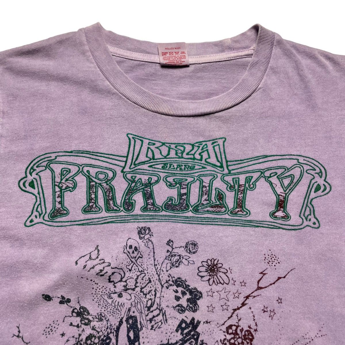 20471120 × Beauty Beast × Japanese Brand 🇯🇵☠️ VINTAGE RNA INC SKULL FLORAL TSHIRT Size US M / EU 48-50 / 2 - 5 Thumbnail