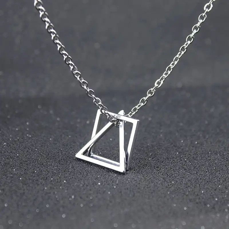 Jewelry × Vintage Square Triangle Necklace Size ONE SIZE - 2 Thumbnail