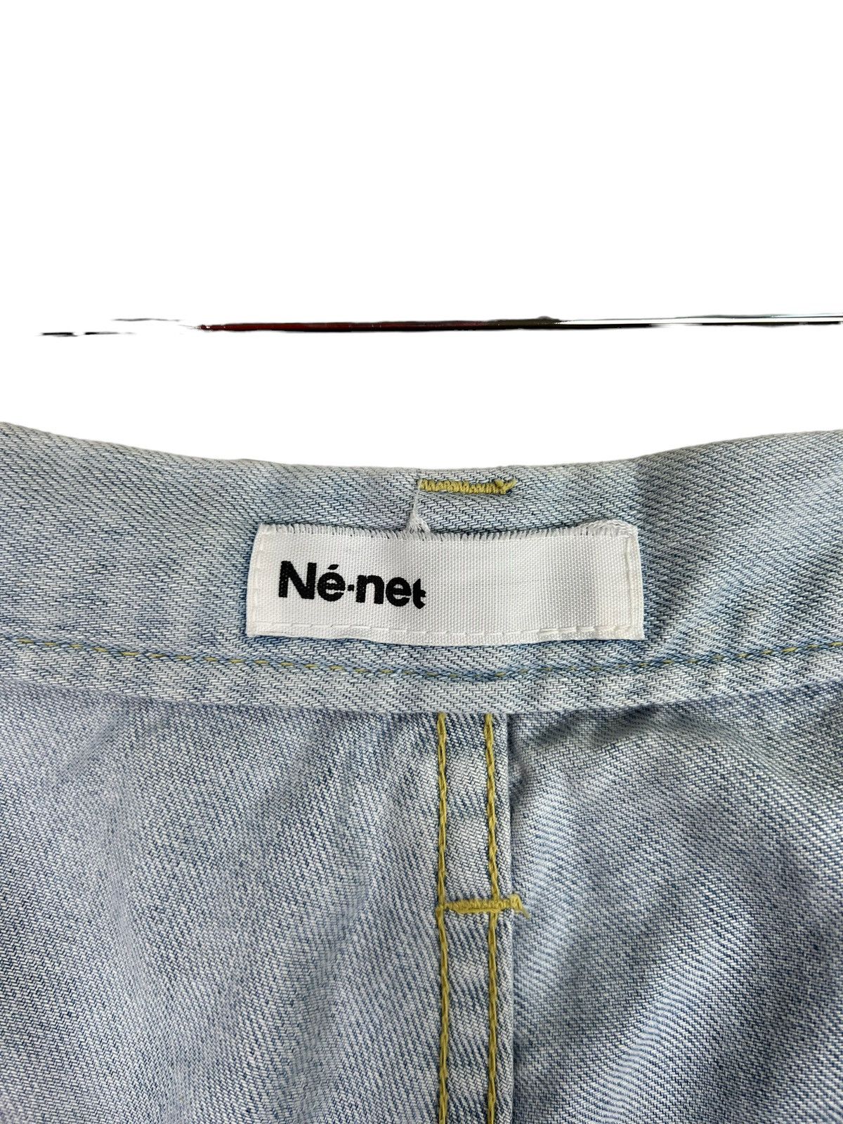 Issey Miyake 🔥 NENET PICMENT DYED ICE BLUE MONKEY DENIM PANTS Size US 30 / EU 46 - 11 Thumbnail