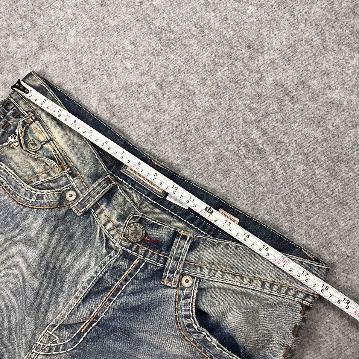 Japanese Brand × Mek Denim BLUE FADED🔥MEK DENIM DISTRESSED DENIM PANTS Size US 34 / EU 50 - 19 Thumbnail