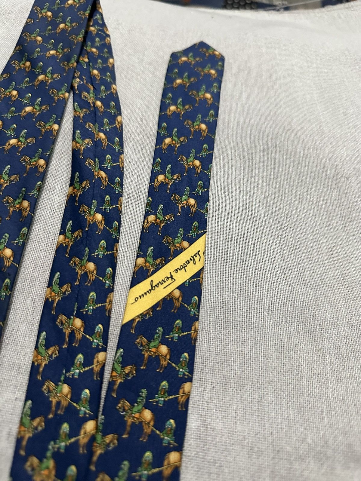 Salvatore Ferragamo Salvatore Ferragamo Tie Size ONE SIZE - 2 Thumbnail