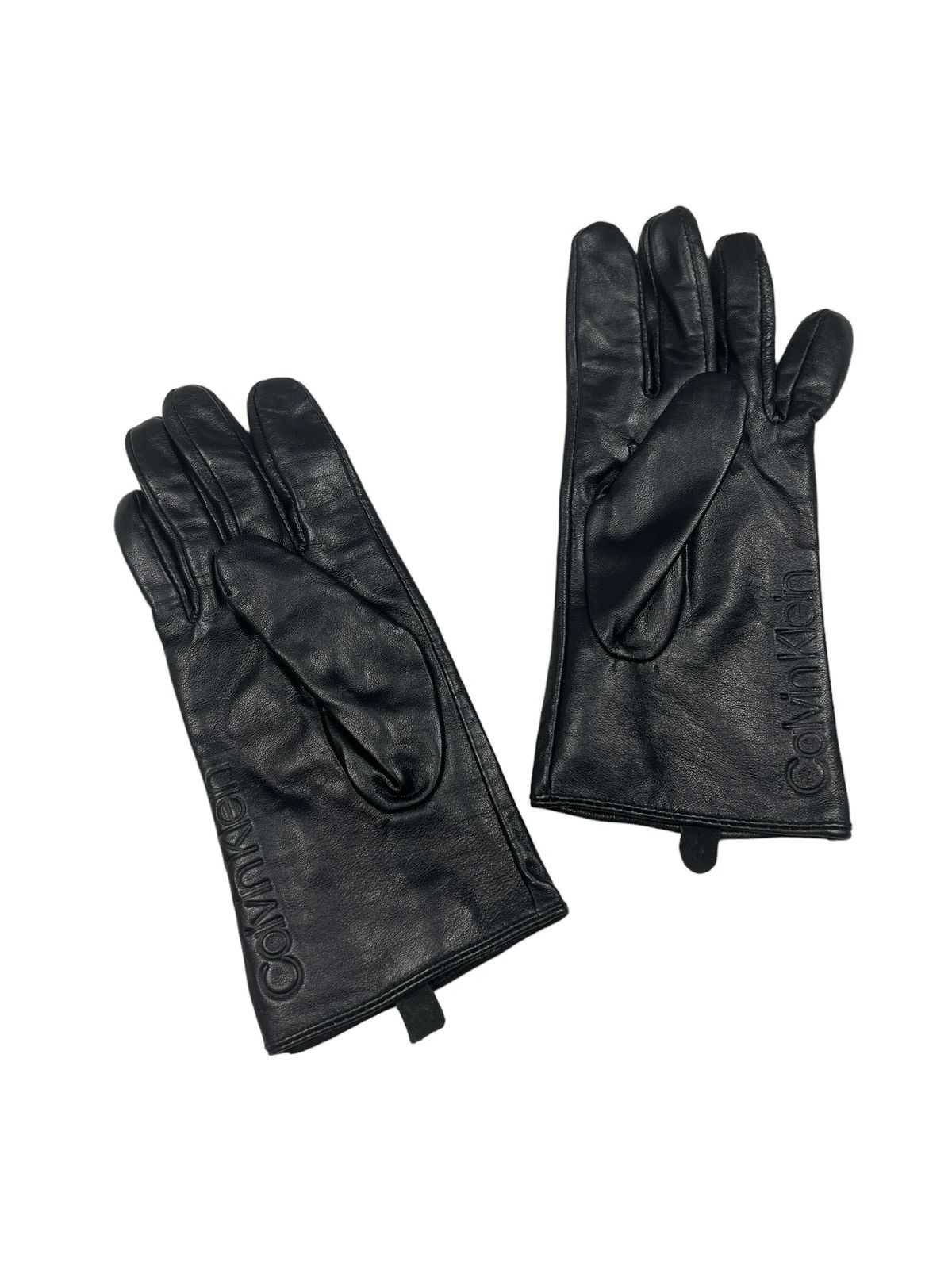 Calvin Klein Calvin Klein Leather Gloves Size ONE SIZE - 1 Thumbnail