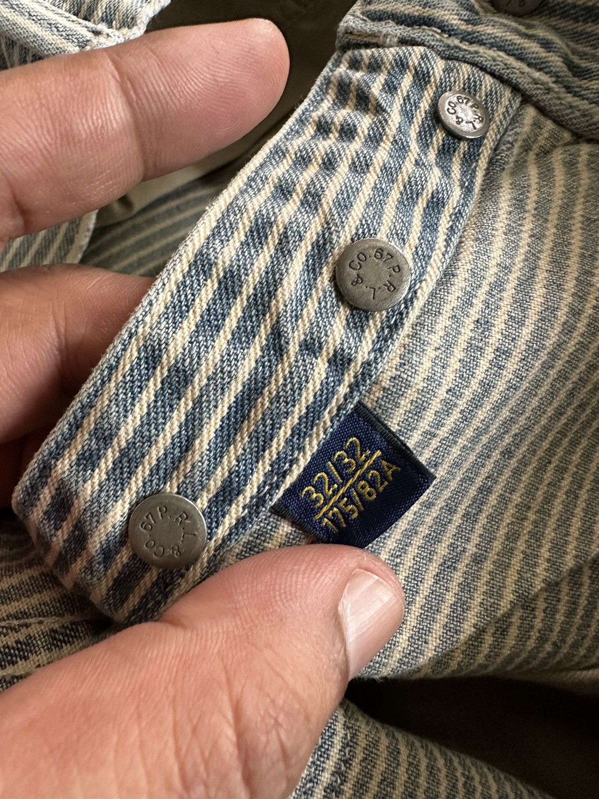 Polo Ralph Lauren 00s Polo Ralph Lauren carpenter wabash denim jeans Size US 34 / EU 50 - 15 Thumbnail