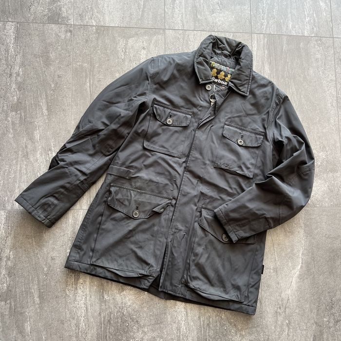 Barbour BARBOUR SEVENSTONES GORE TEX Navy GTX Jacket Coat Grailed