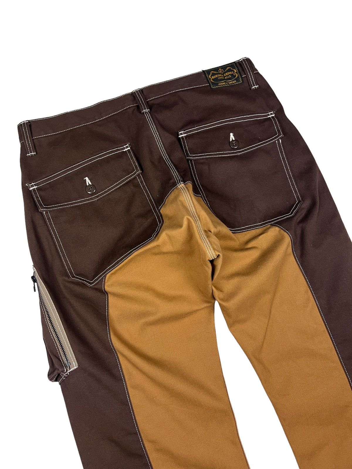 KOJIMA GENES Kojima Genes Two Tone Duck Canvas Carpenter Pants Size US 37 - 8 Thumbnail