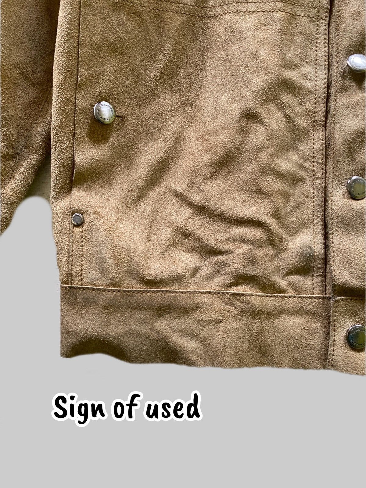 Yves Saint Laurent Insane Detailed YSL RiveGauche Suede Leather Jacket Size US M / EU 48-50 / 2 - 12 Thumbnail