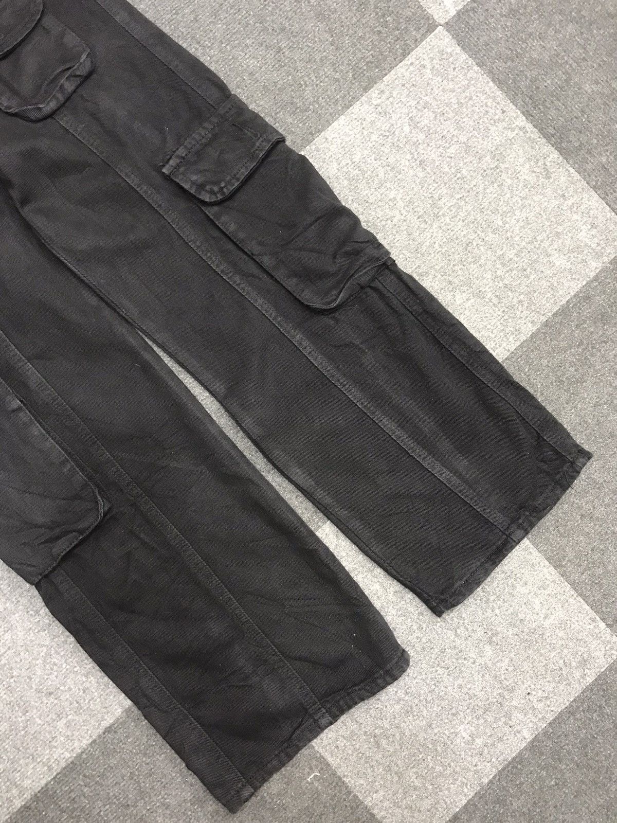 Seditionaries Unbrand Very Rare Wide Multipockets Soft Jeans Size 25" / US 0 / IT 36 - 3 Thumbnail