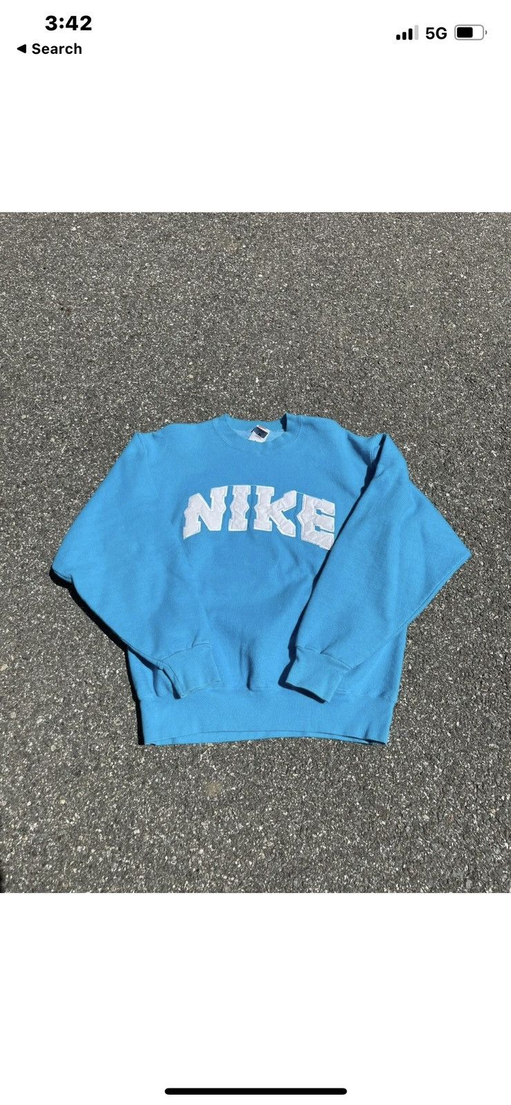 crew neck sweatshirt vintage nike