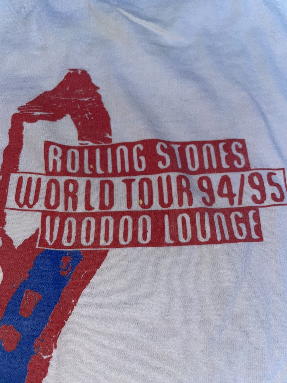 The Rolling Stones × Vintage Rare Voodoo Lounge Graphic T-shirt Size US S / EU 44-46 / 1 - 12 Thumbnail