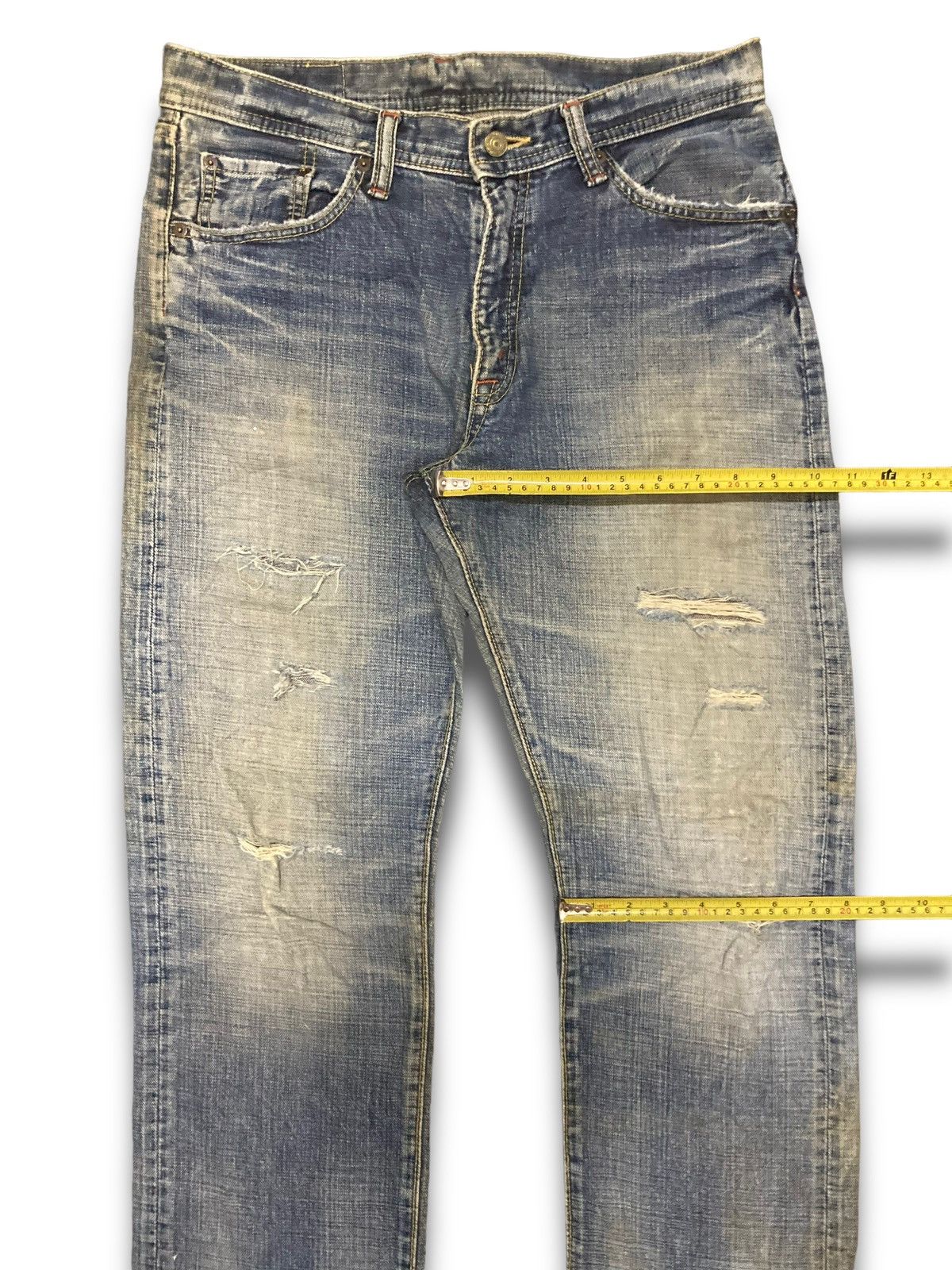 Japanese Brand × Vintage Vintage 90s Japanese Straight Cut Kaihara Jeans Size US 32 / EU 48 - 14 Thumbnail