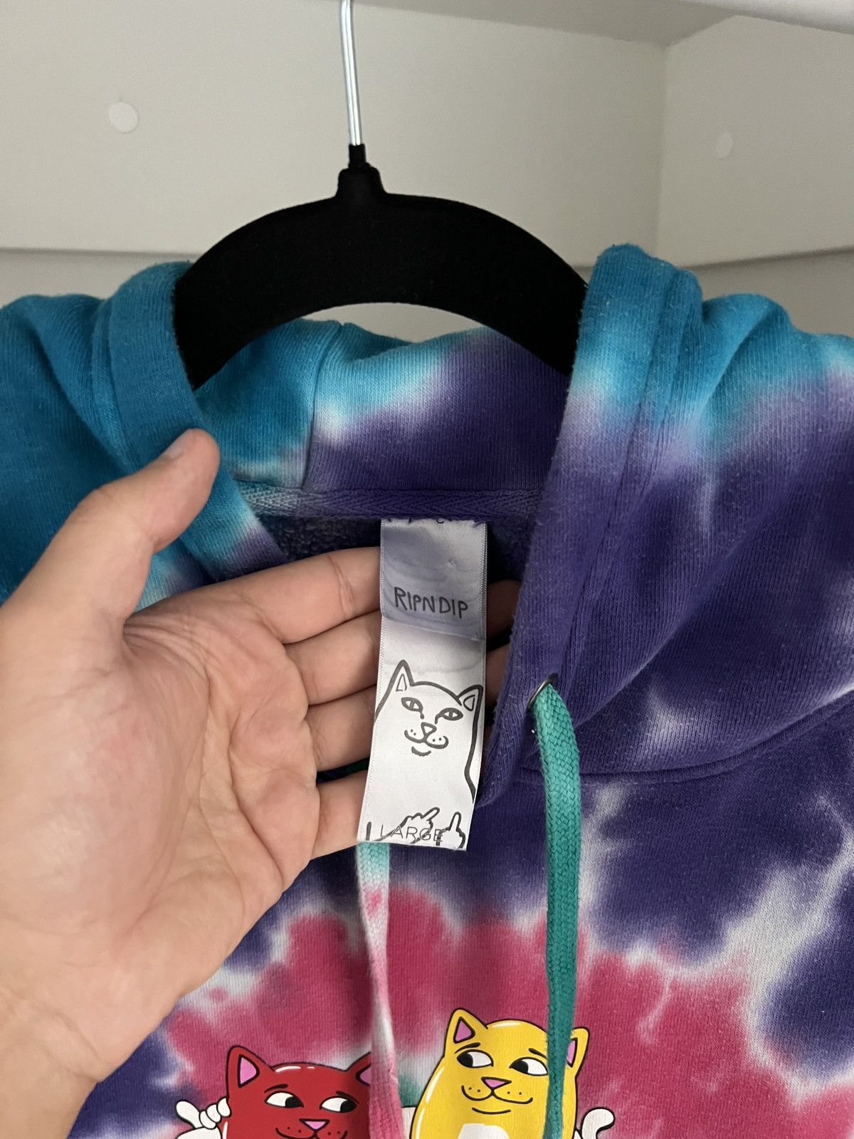 🔥 Rip N Dip Tie Dye Hoodie
