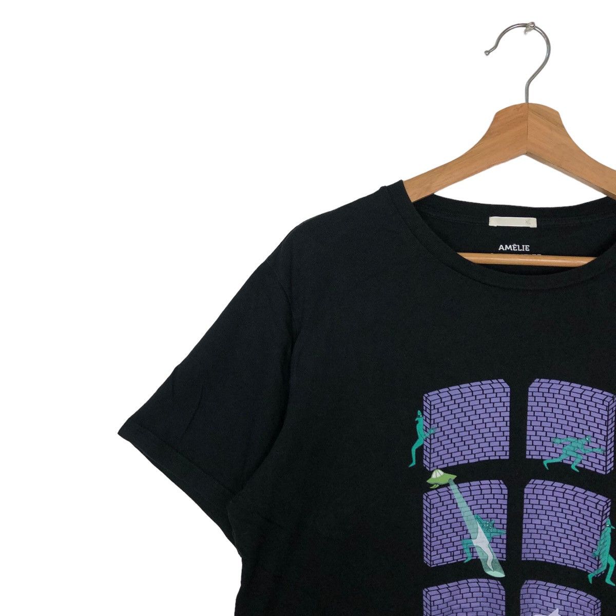Japanese Brand 🔥RARE MOVIE TEE AMELIE CARPENTER T-SHIRT BIG LOGO Size US XL / EU 56 / 4 - 4 Thumbnail