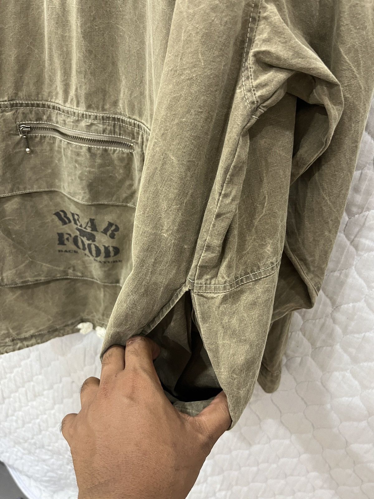 Vintage (Qqqq). VTG BEAR FOOD BACK TO NATURE ANORAK JACKET Size US L / EU 52-54 / 3 - 9 Thumbnail