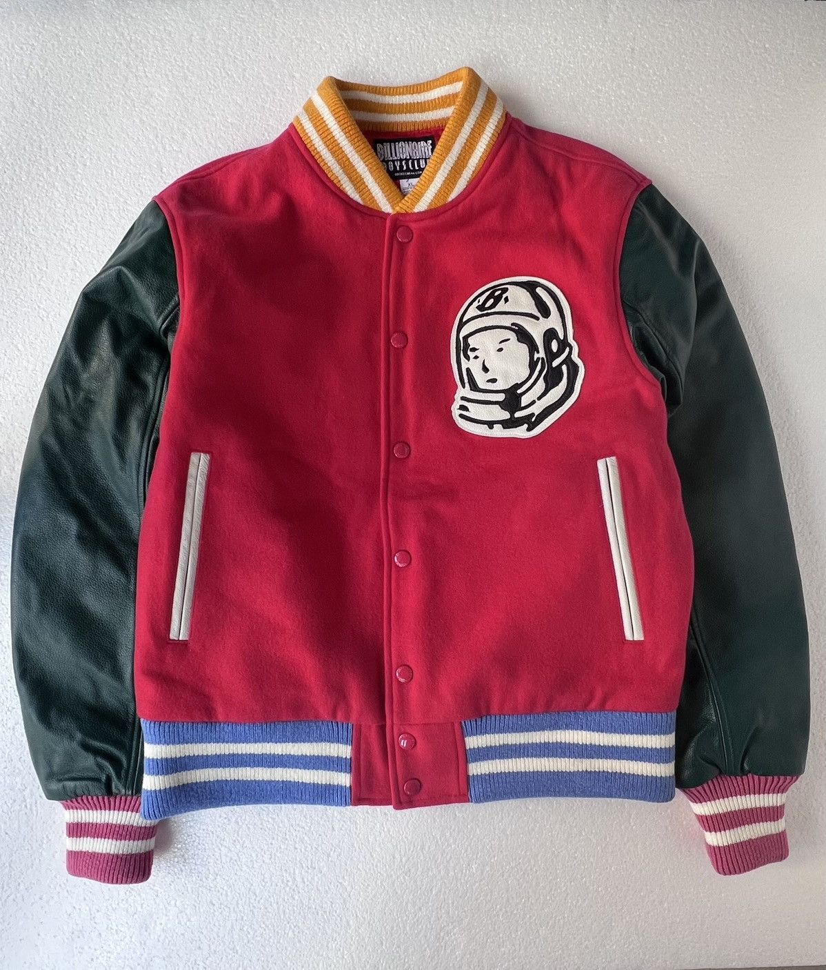 image of Billionaire Boys Club Varsity Jacket in Red, Men's (Size XL)